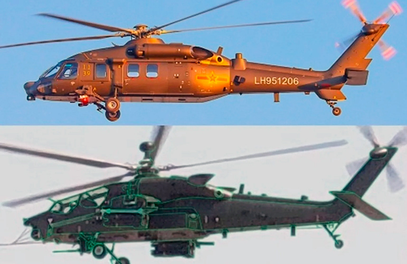 Вертолёты Z-20 и Z-21