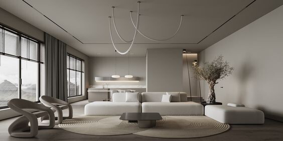 Минималистичная гостиная