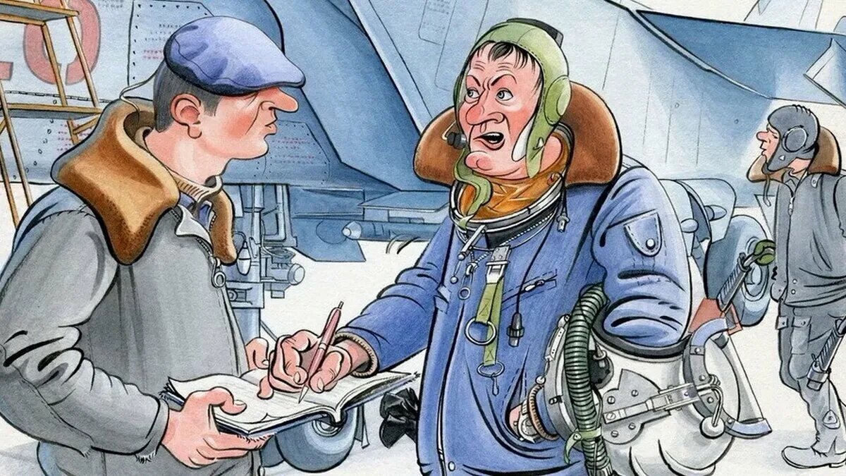 Валерий Медведев. Летчик и техники. Из открытых источников.