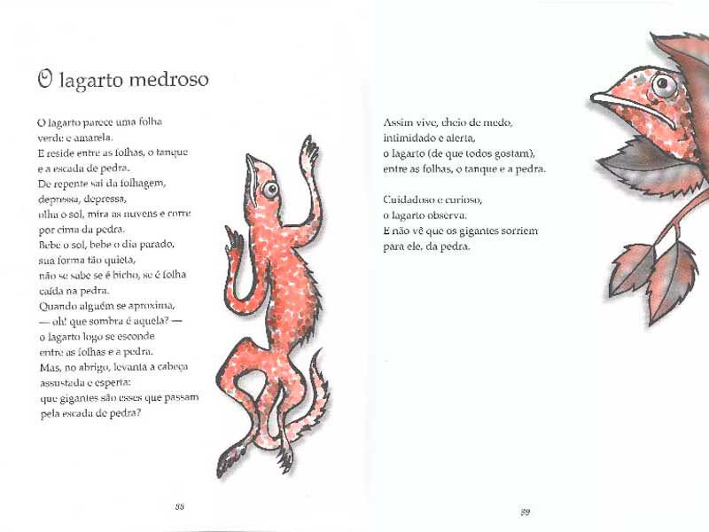 Ящерица иллюстрация из книги Ou isto ou aquilo в свободном интернет доступе