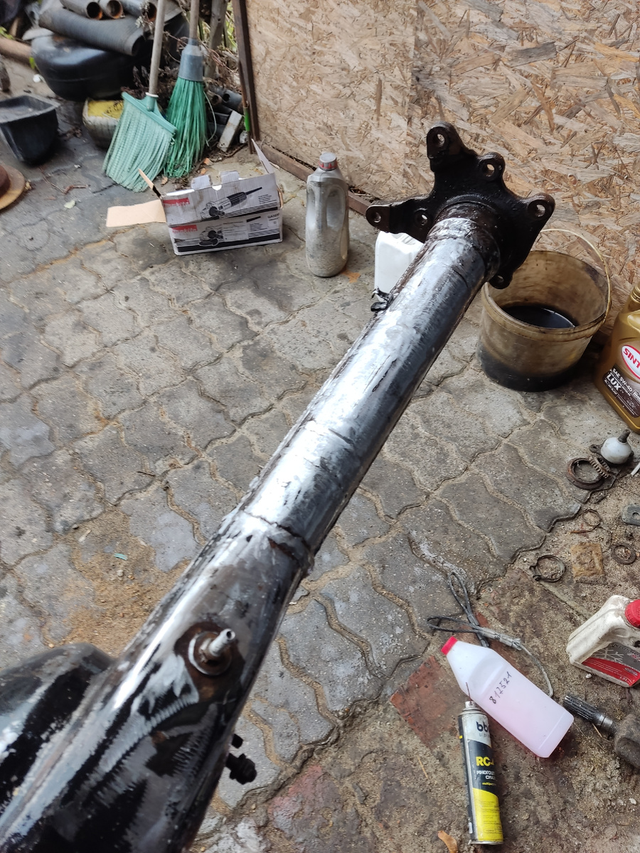 Зачищаем готовим к грунтовке.