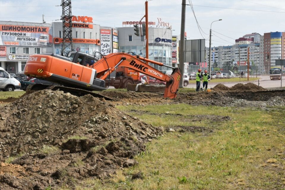    Реконструкция улицы Попова. Источник: Пресс-служба администрации Барнаула