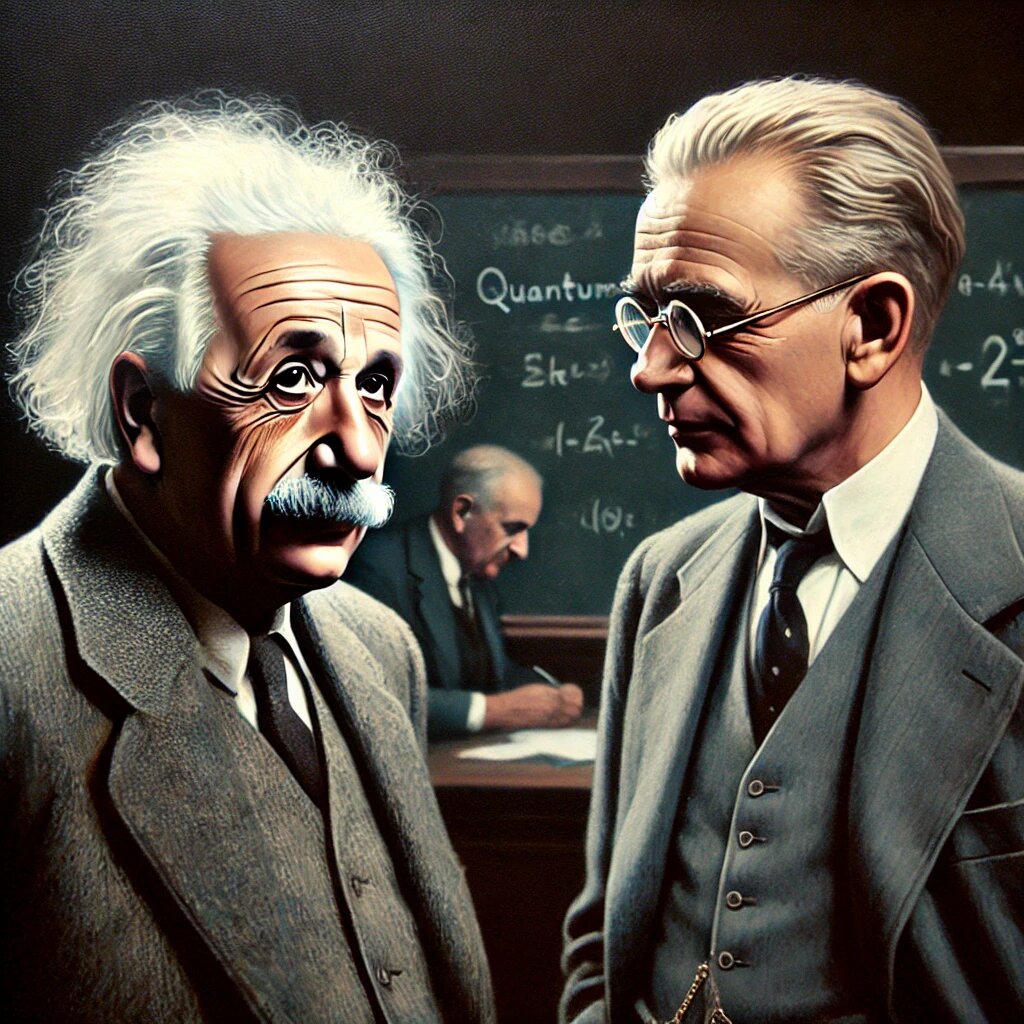 Альберт Эйнштейн и Нильс Бор