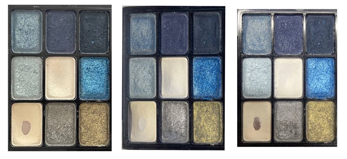 Слева фото на начало августа/В центре фото на конец сентября/Справа фото на конец ноября