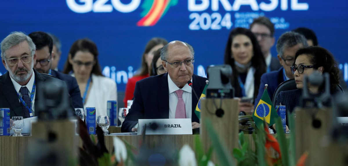 Вице-президент Бразилии Жералду Алкмин в Бразилиа в четверг © REUTERS