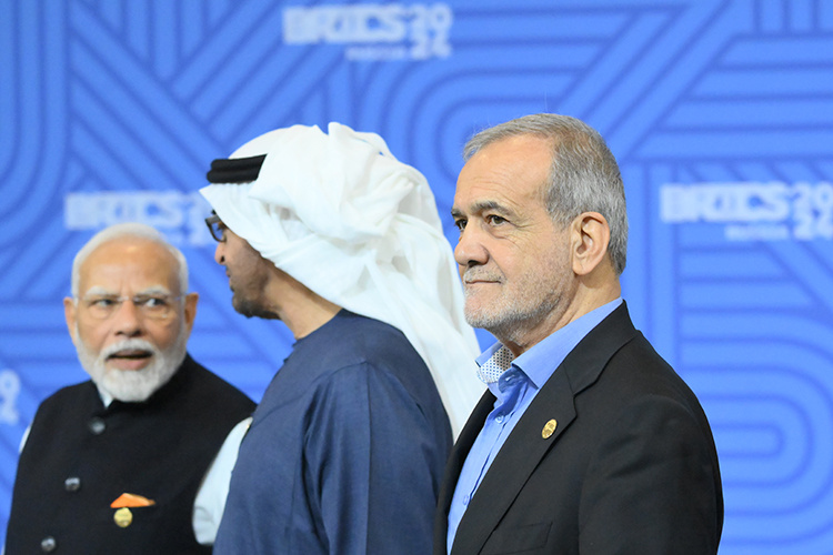    Можно предположить, что прийти к общему знаменателю по ситуации в Газе было непросто, учитывая очень разные позиции, скажем, Ирана и ОАЭ по Израилю.   
Фото: Григорий Сысоев / Фотохост-агентство brics-russia2024.ru