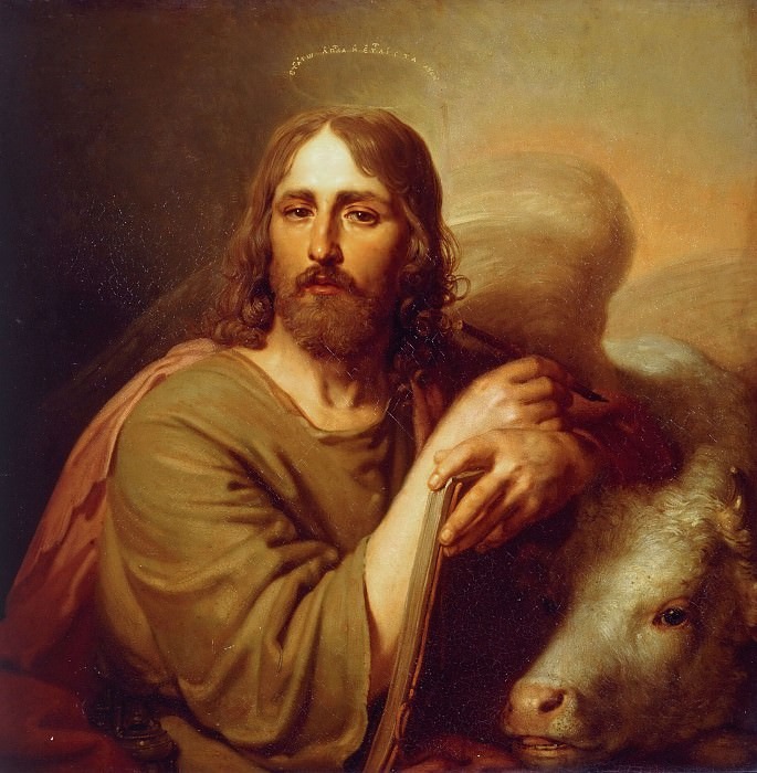 Евангелист Лука. Владимир Боровиковский, 1820 год.