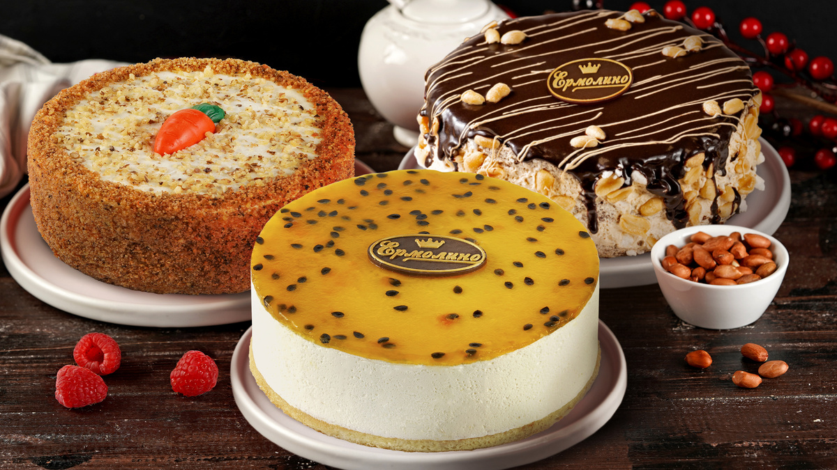 Торты ТМ «ЕРМОЛИНО»