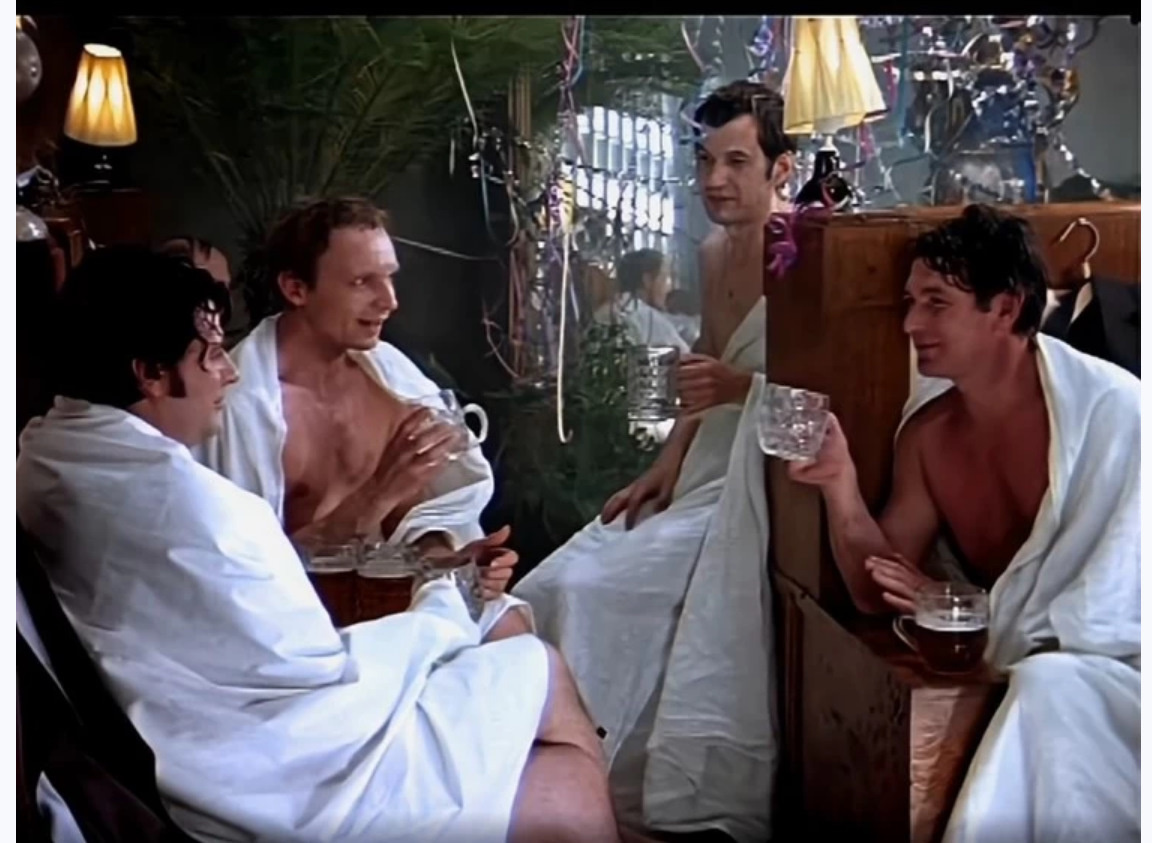 Знаменитая сцена из знаменитого культового фильма "Ирония судьбы" ... а как хорошо все начиналось...
