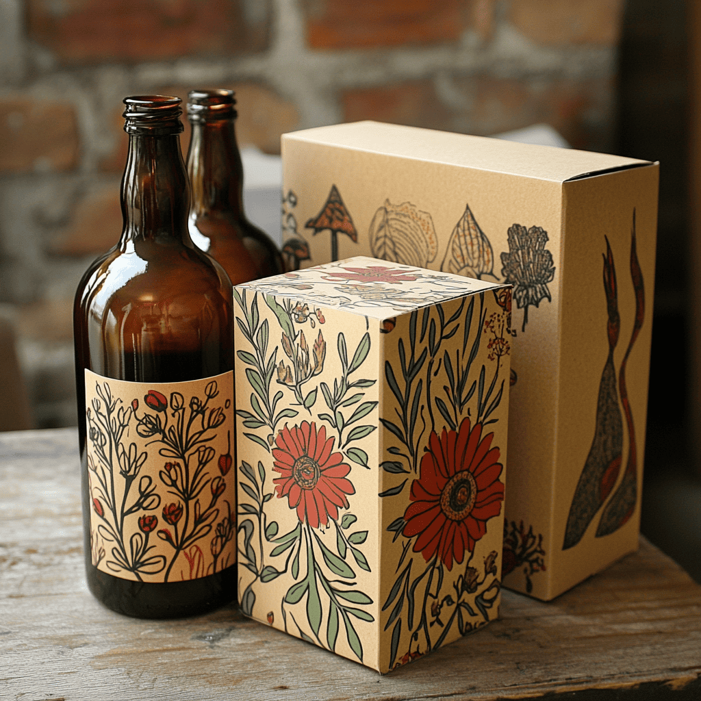 Упаковка на заказ с печатью