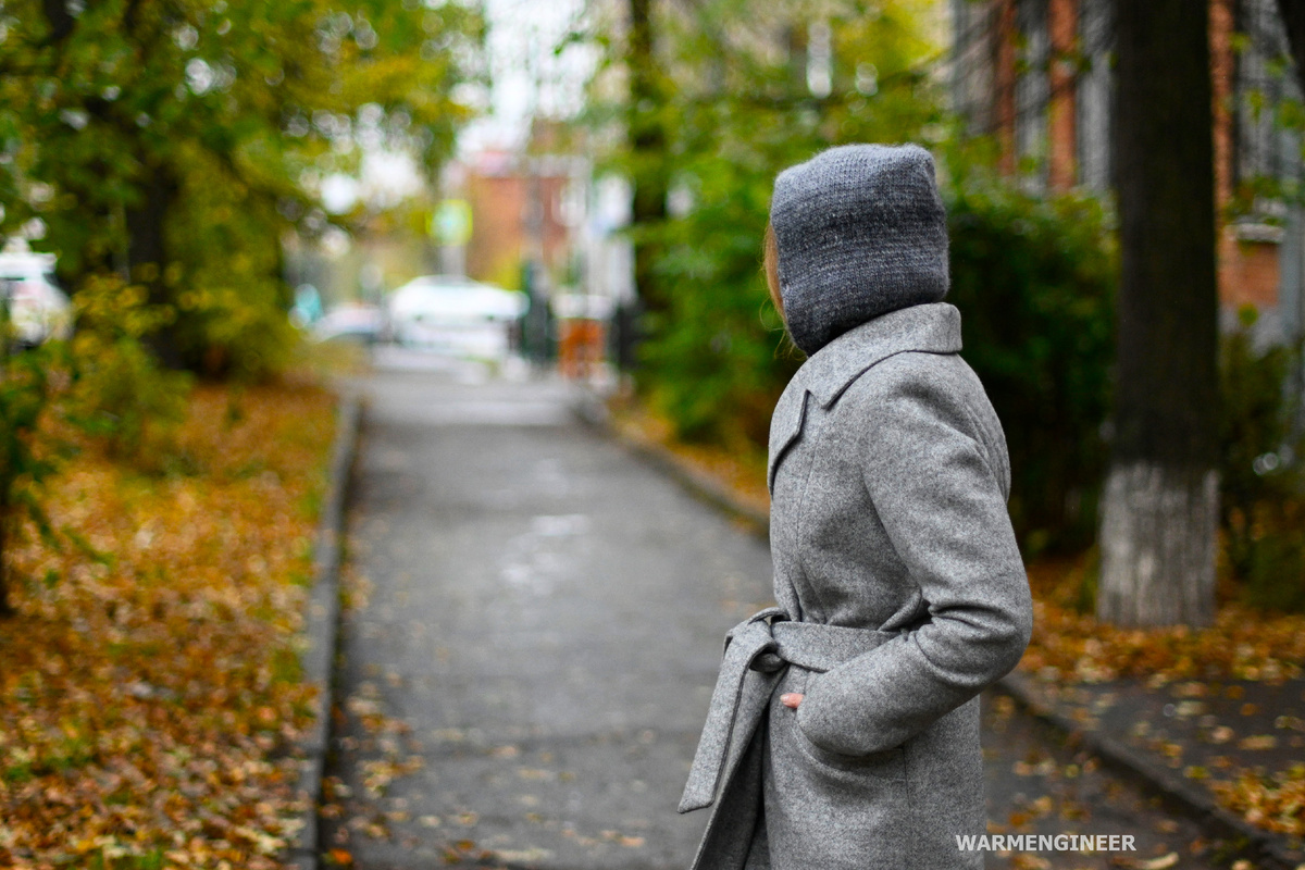 Капюшон из 100% шерсти