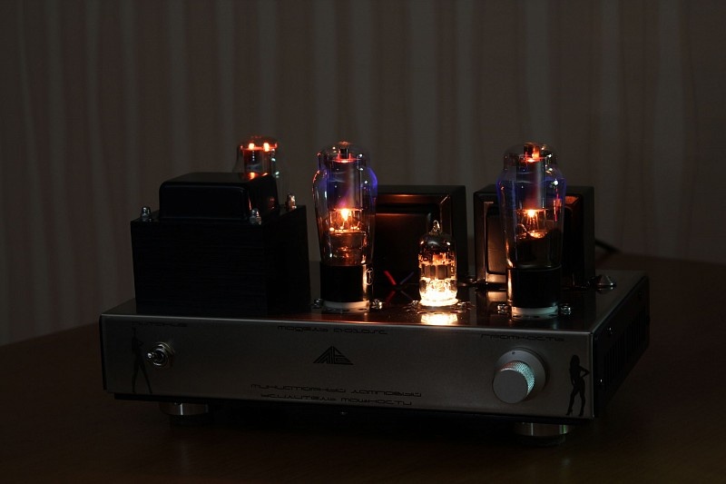 Однотактный (SE) ламповый усилитель мощности на ECC88 и 6Ф6С