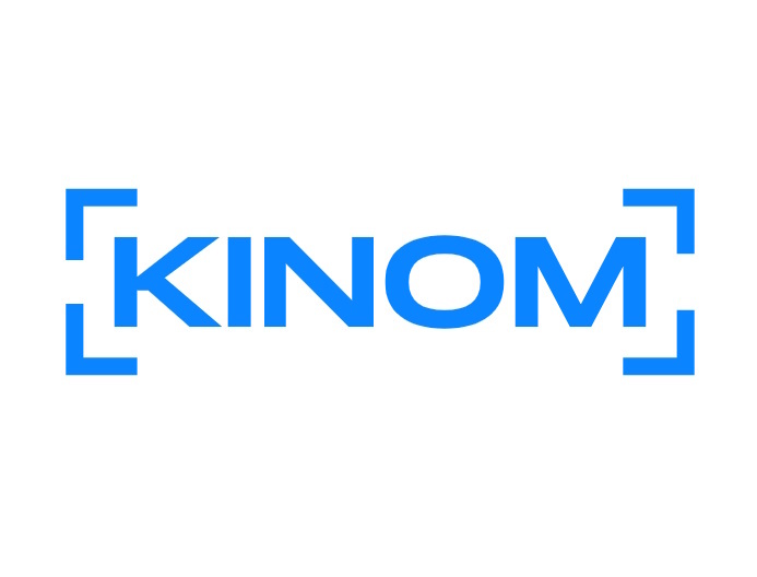 Логотип нового онлайн-кинотеатра KINOM.