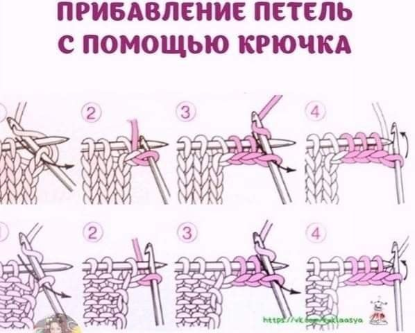 Полезные картинки про вязание крючком