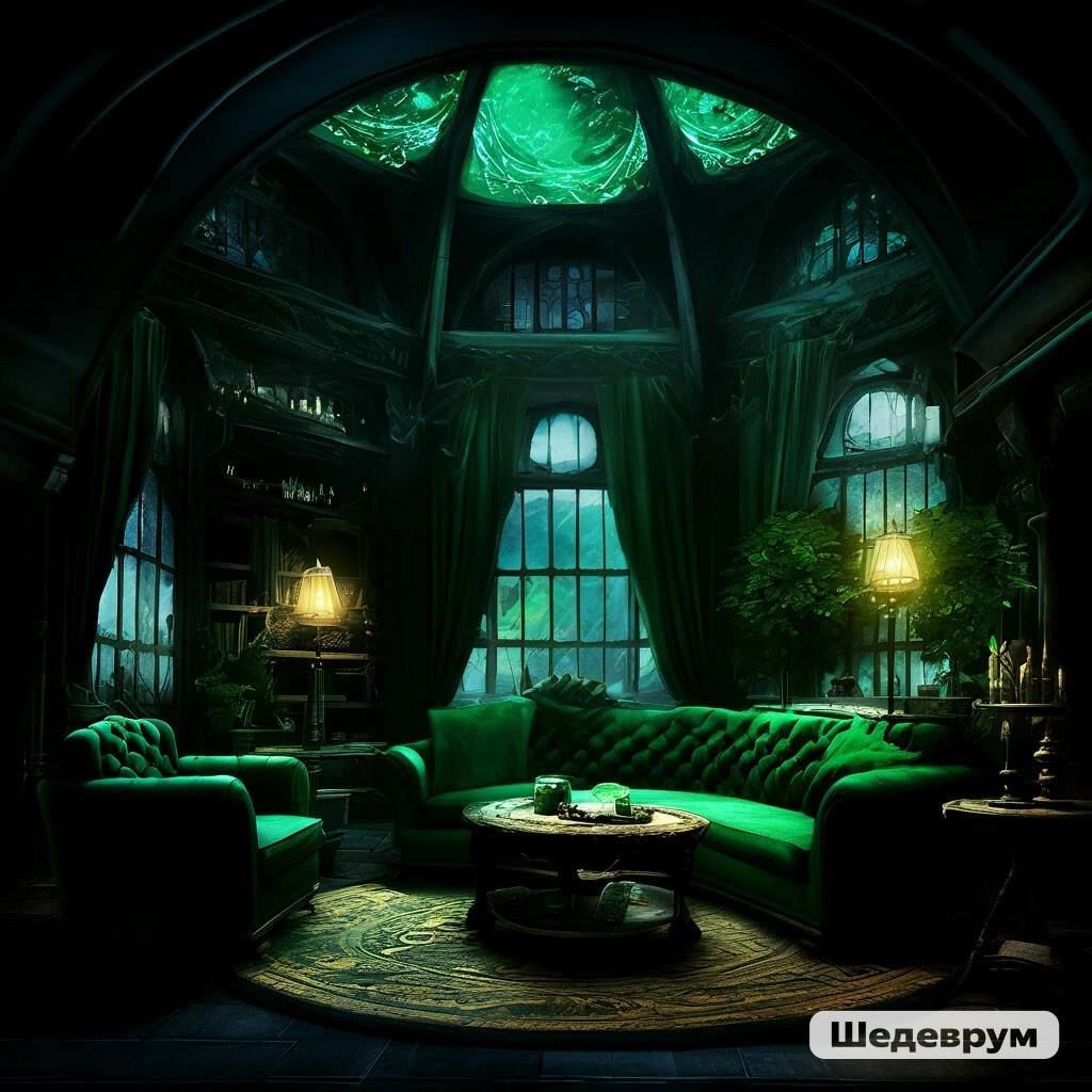 Изображение сгенерировано в нейросети Шедеврум на канале Попутный ветер - гостиная