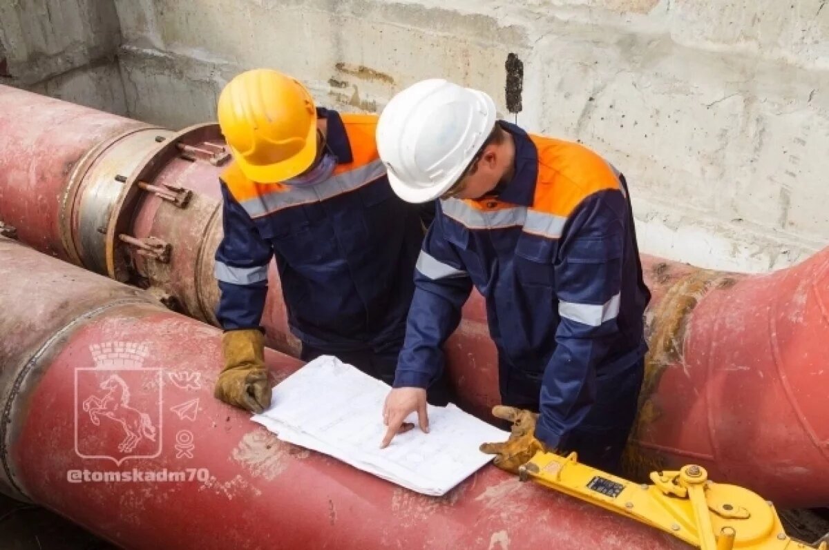    В Томске завершено строительство теплосети на Высоцкого для новой школы