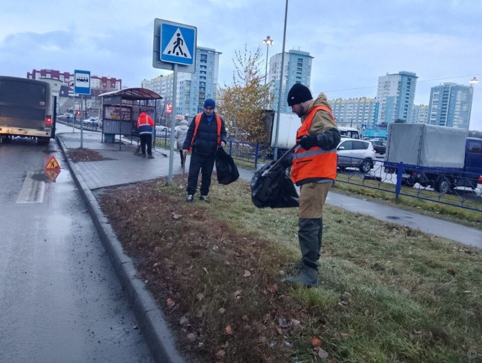    Санитарная очистка дорог в Барнауле . Источник: Официальный сайт города Барнаул