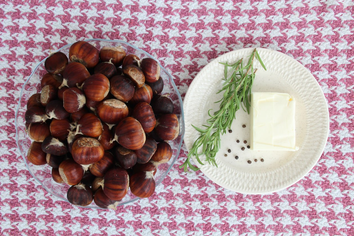 Ингредиенты для жареных каштанов