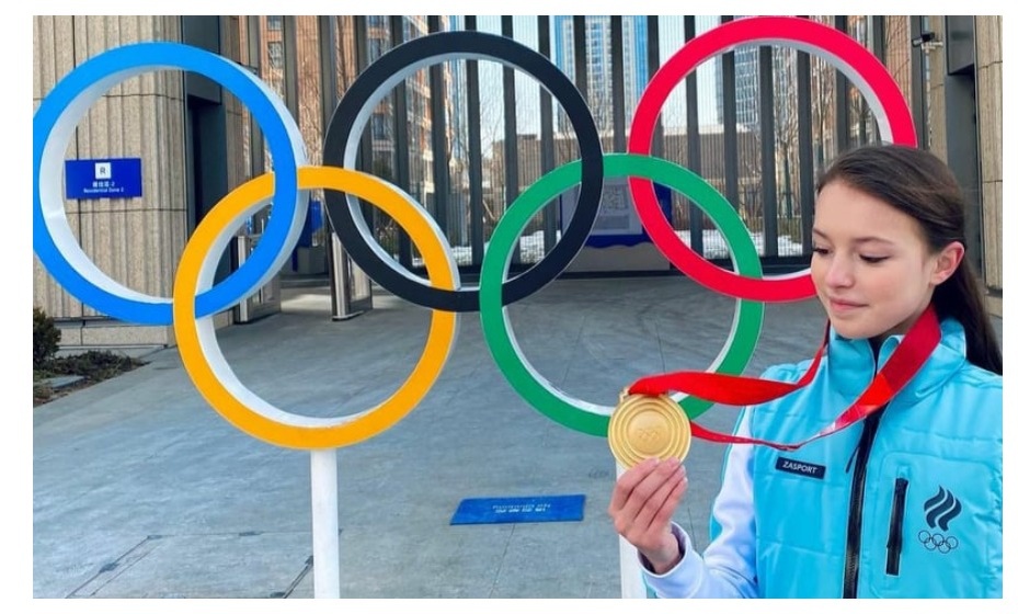    Анна Щербакова - олимпийская чемпионка Олимпиады в Пекине. Фото: Инстаграм Анны Щербаковой