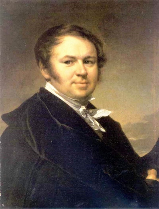В. А. Тропинин. Автопортрет. 1824 г.