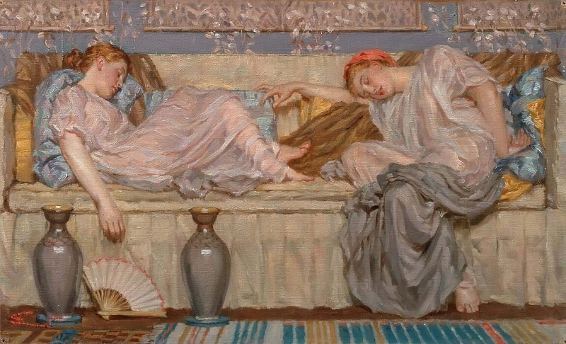 Альберт Джозеф Мур – Бусы (этюд) около 1875.