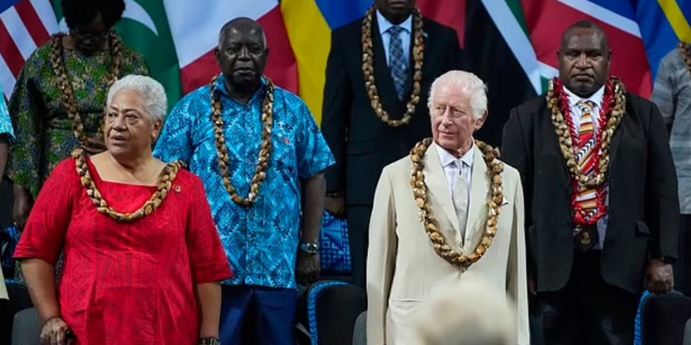 Король Карл III на саммите стран Содружества