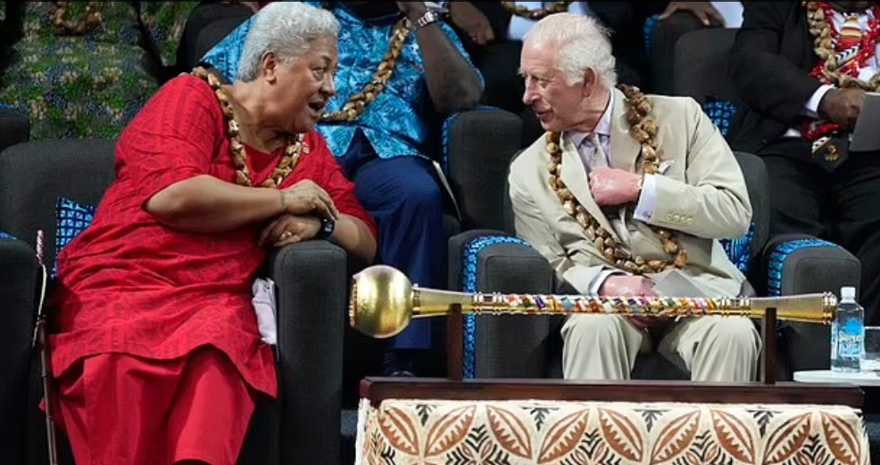 Король Карл III на саммите стран Содружества