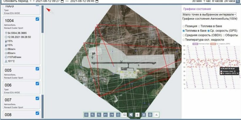 Экран системы "Зенит"