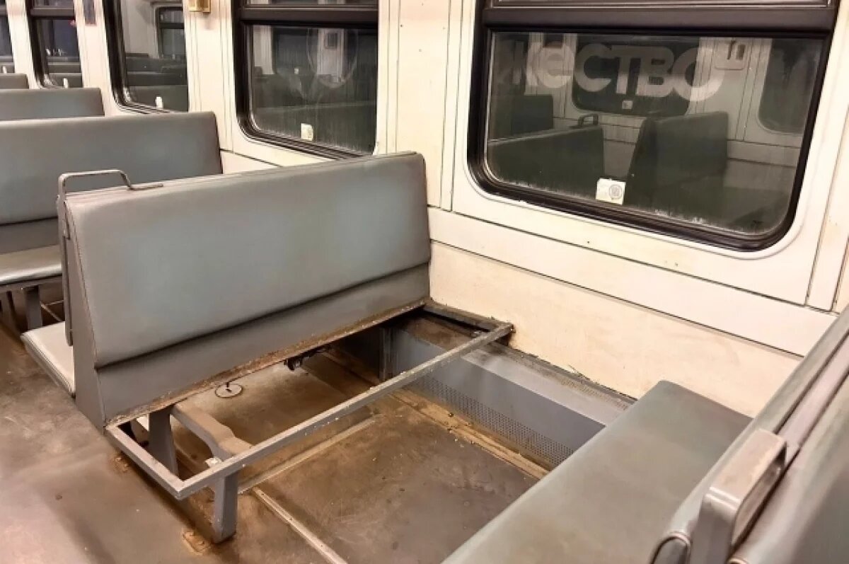    Хозяйственный сызранец утащил сиденье из электрички