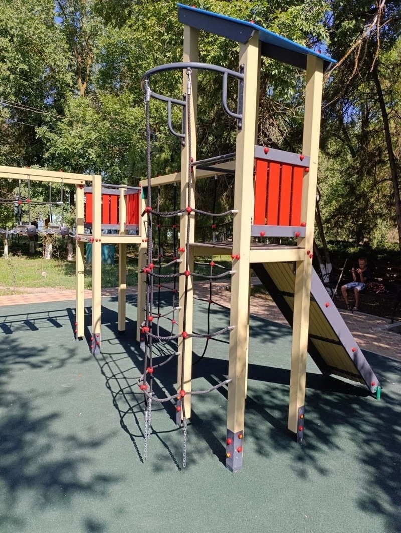    В посёлке Новокумском Левокумского округа появилась детская площадка Фото: администрация Левокумского округа