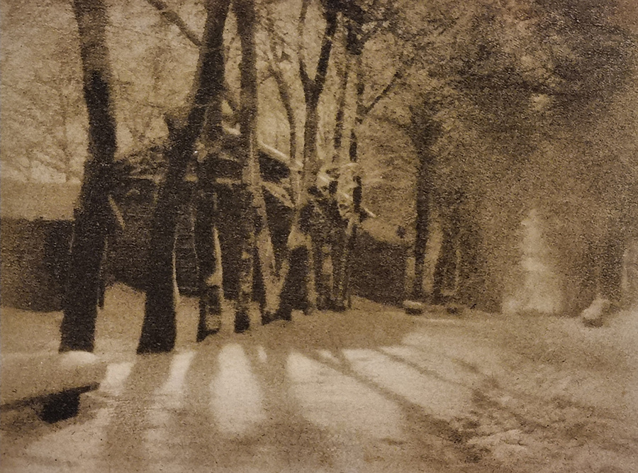 Николай Андреев. В городском парке, 1930-е. 