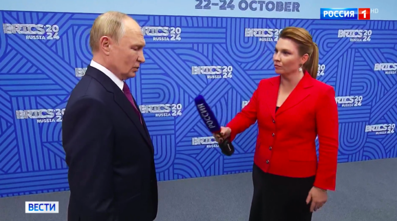    Интервью Владимира Путина Ольге Скабеевой ("60 минут") / кадр из видео, smotrim.ru