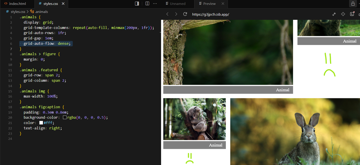 Пробелы в разметки