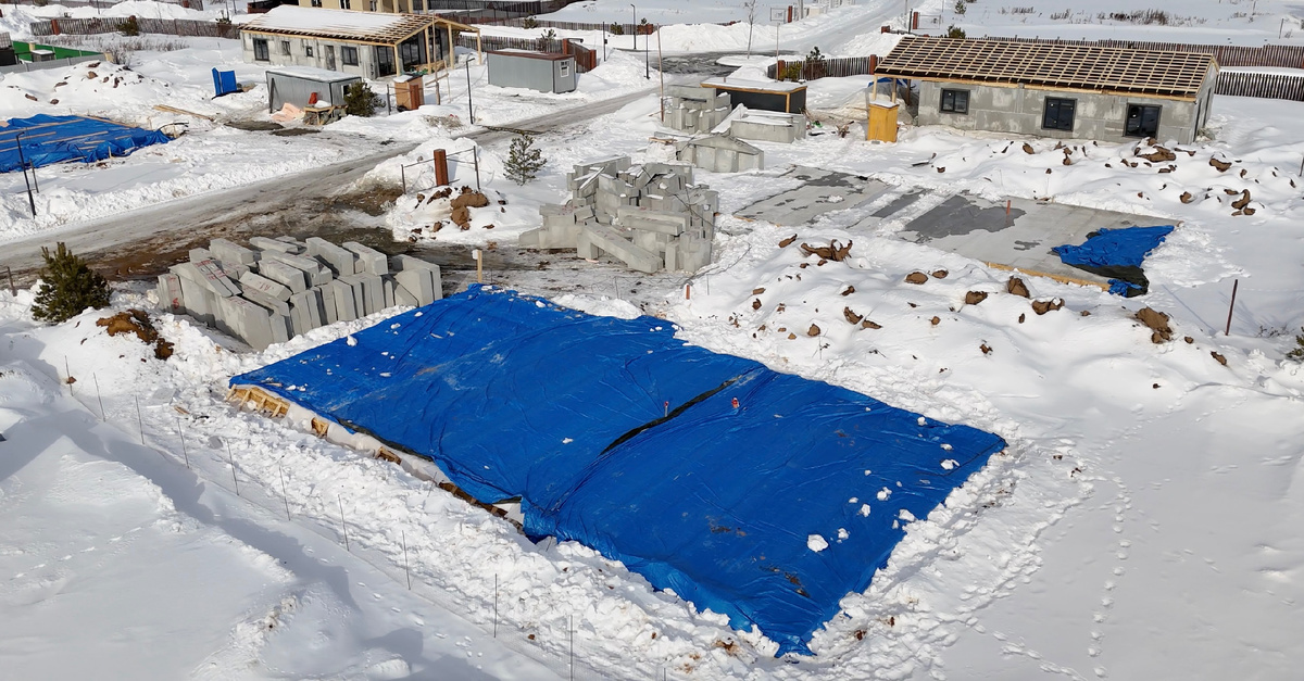 Обогрев фундамента