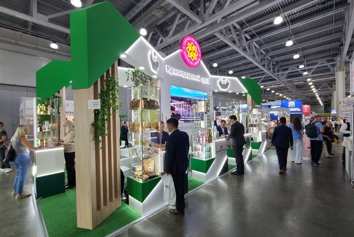 Производители представили свою продукцию.  Фото: Фото: Пресс-служба администрации Краснодарского края