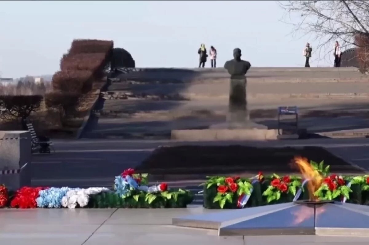    В Иркутске начался ремонт мемориала «Вечный огонь Славы»