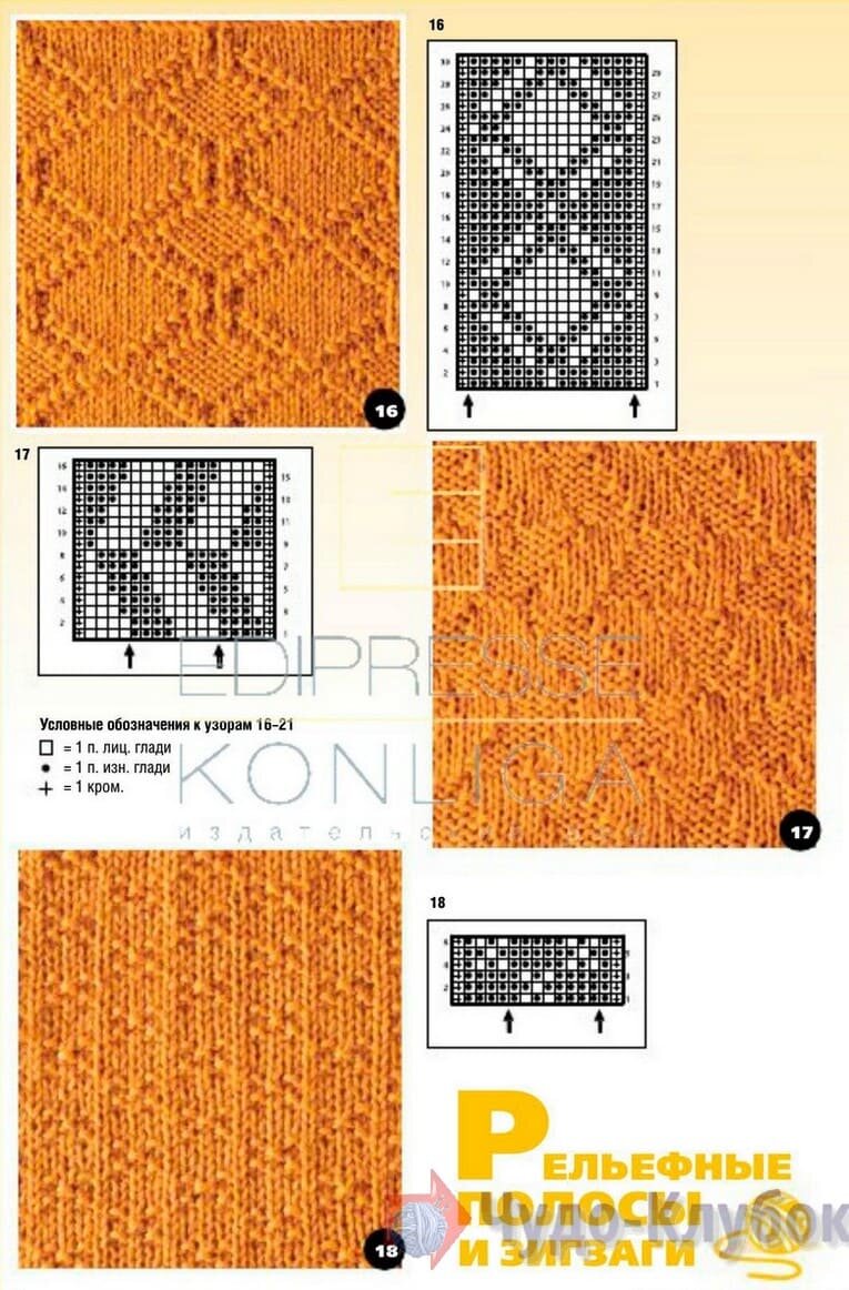 Lenkomknit ru схемы узоров спицами Узоры Ромбы спицами Описания + Схемы Чудо-Клубок.Ру Дзен