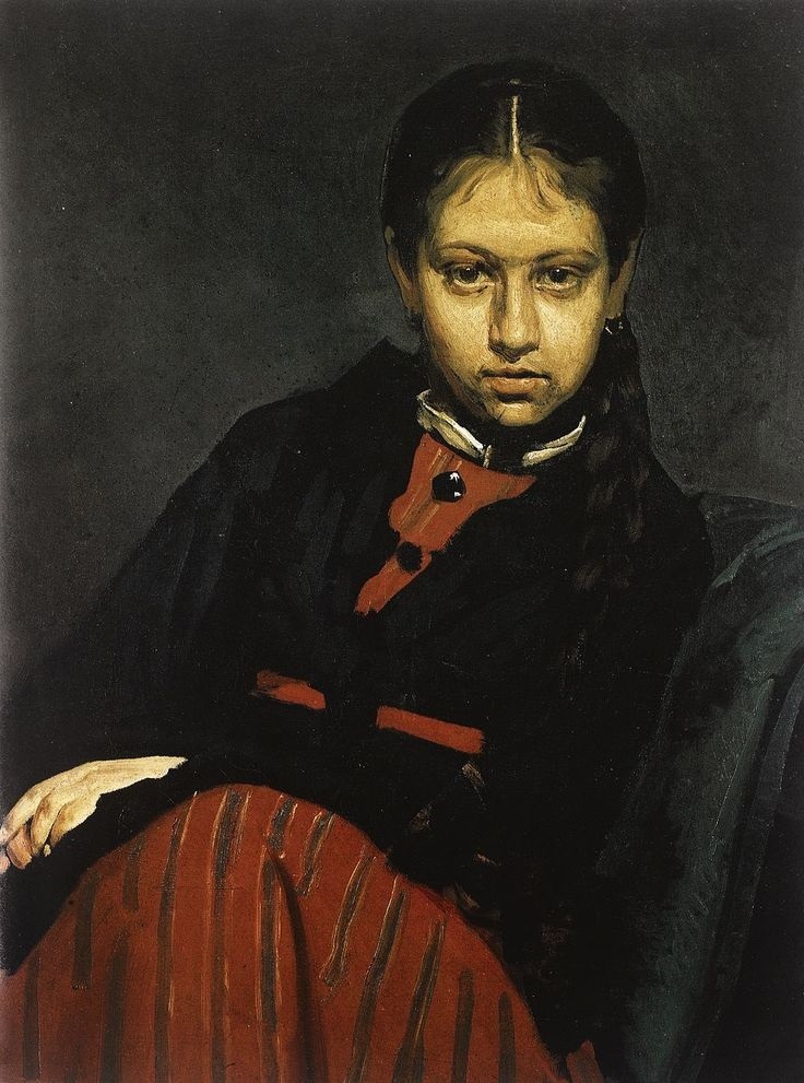 #painting #живопись #Repin_Portrait_of_Shevtsova #Репин_Портрет_Шевцовой
