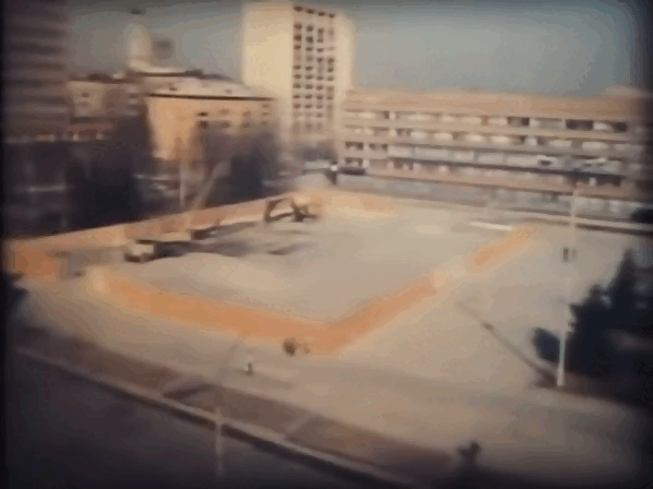 Процесс строительства, транспортировки и установки мемориала "Черный тюльпан"