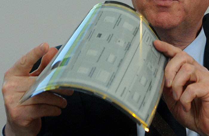    Электронный учебник Plastic Logic.Станислав Красильников/ТАСС