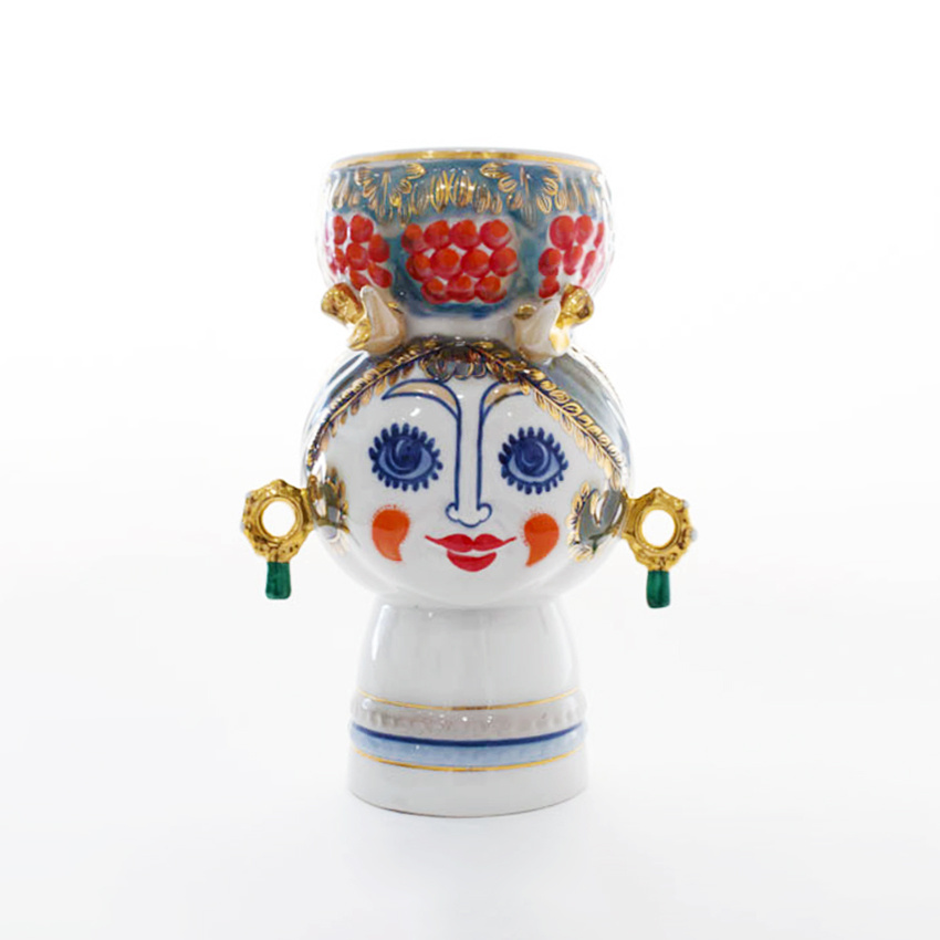 Ваза «Калина». 1962-1972 гг., Коростень. Автор Валентина Михайловна Трегубова 