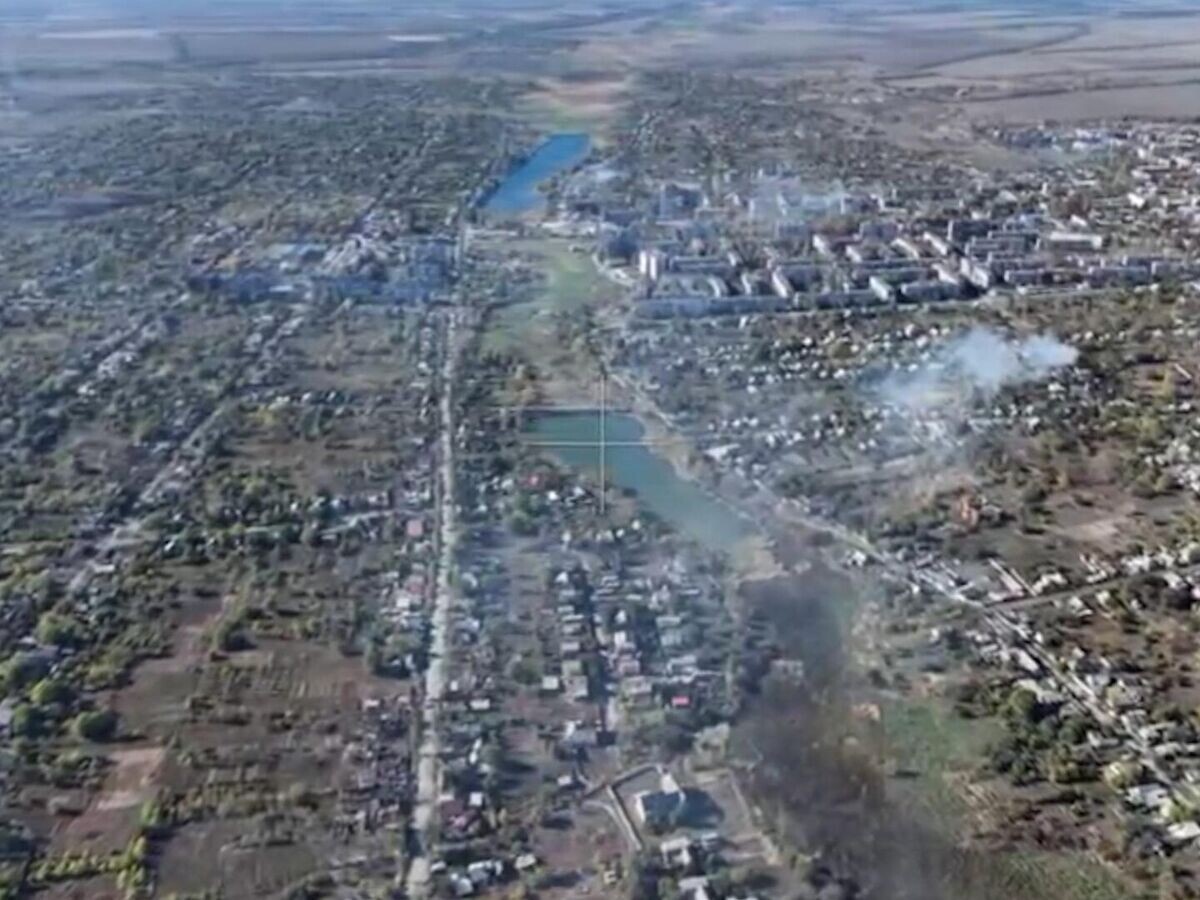    Город Селидово в ДНР, откуда отступают ВСУ© РИА Новости
