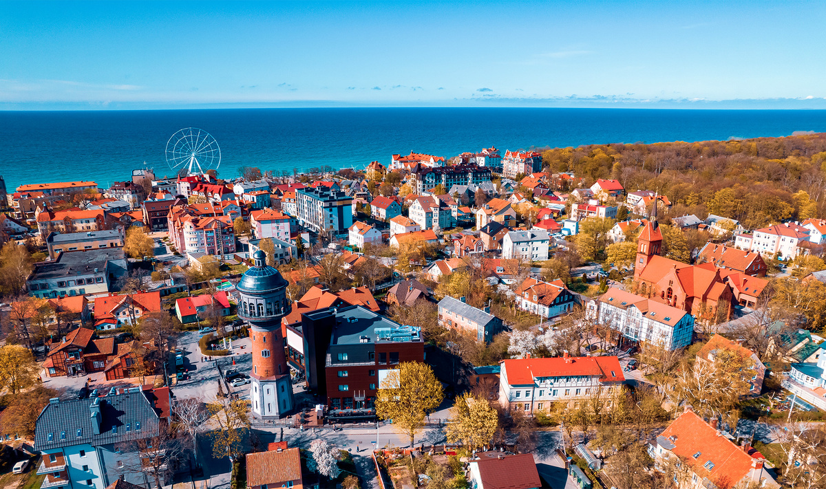 Зеленоградск находится в 33 км от Калининграда, поэтому сюда легко доехать на машине примерно за полчаса.Фото: Parilov / Shutterstock.com