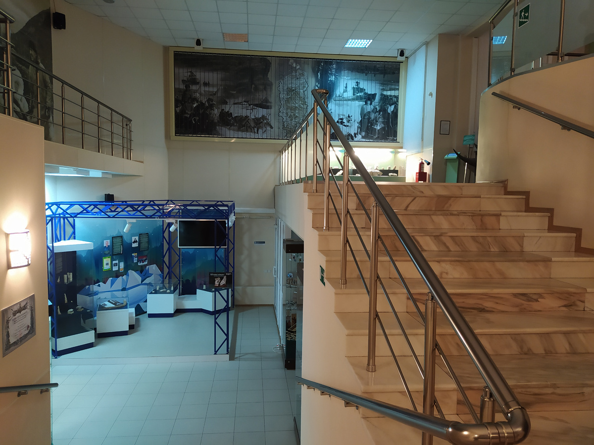 Интерьер музея - все новое, с иголочки