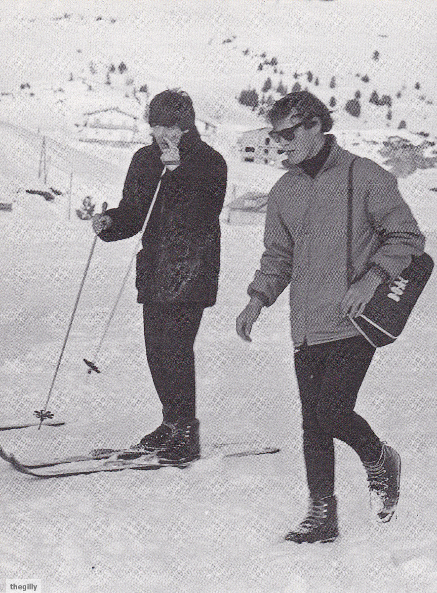 Пол и Нил Аспиналл во время съёмок Help! в Обертауэрне, 1965 г. Фото: John Howard