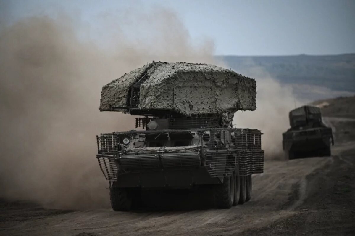    БТР-82А в ходе боевой подготовки.