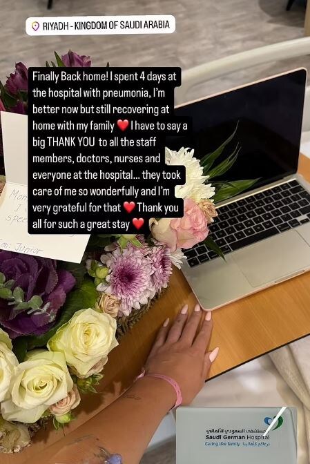 Джорджина поделилась снимком в соцсетях. 