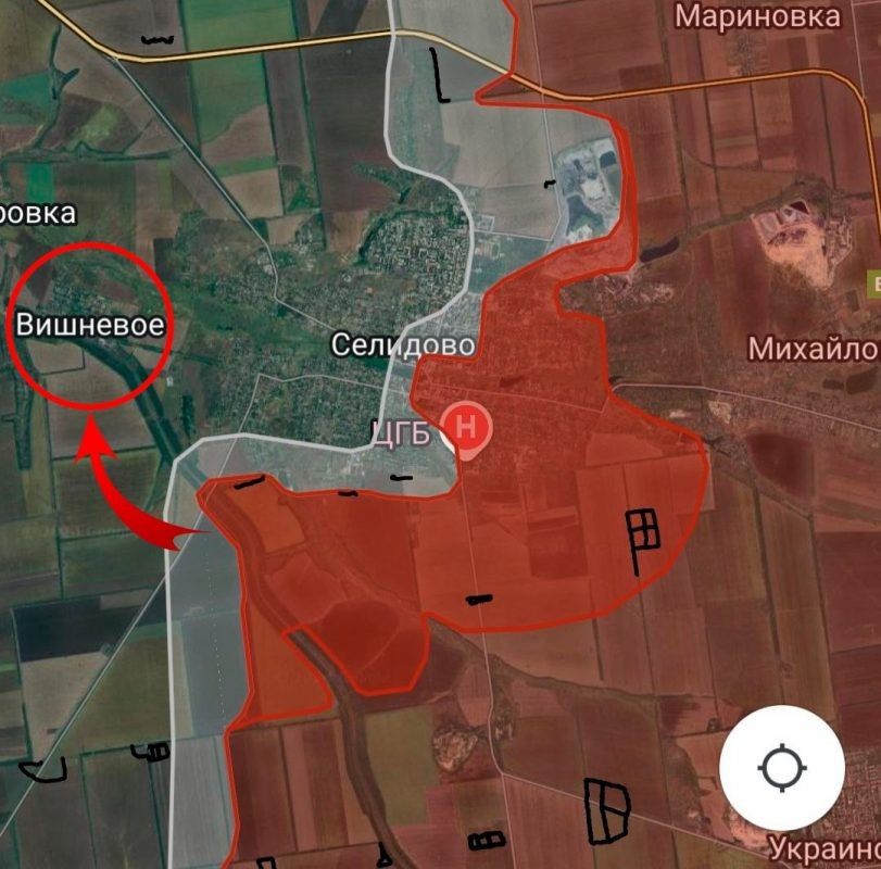    Направление прорыва армии России.