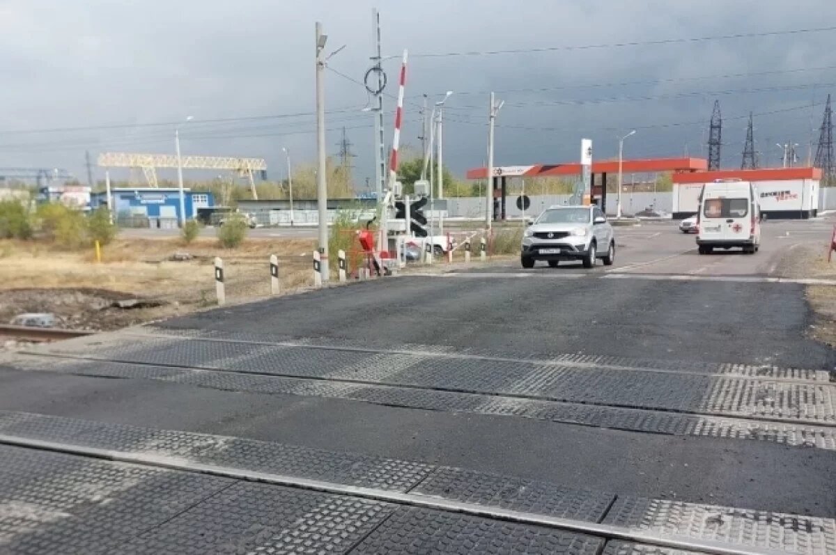    В Левобережном районе Воронежа завершили ремонт ж/д переезда