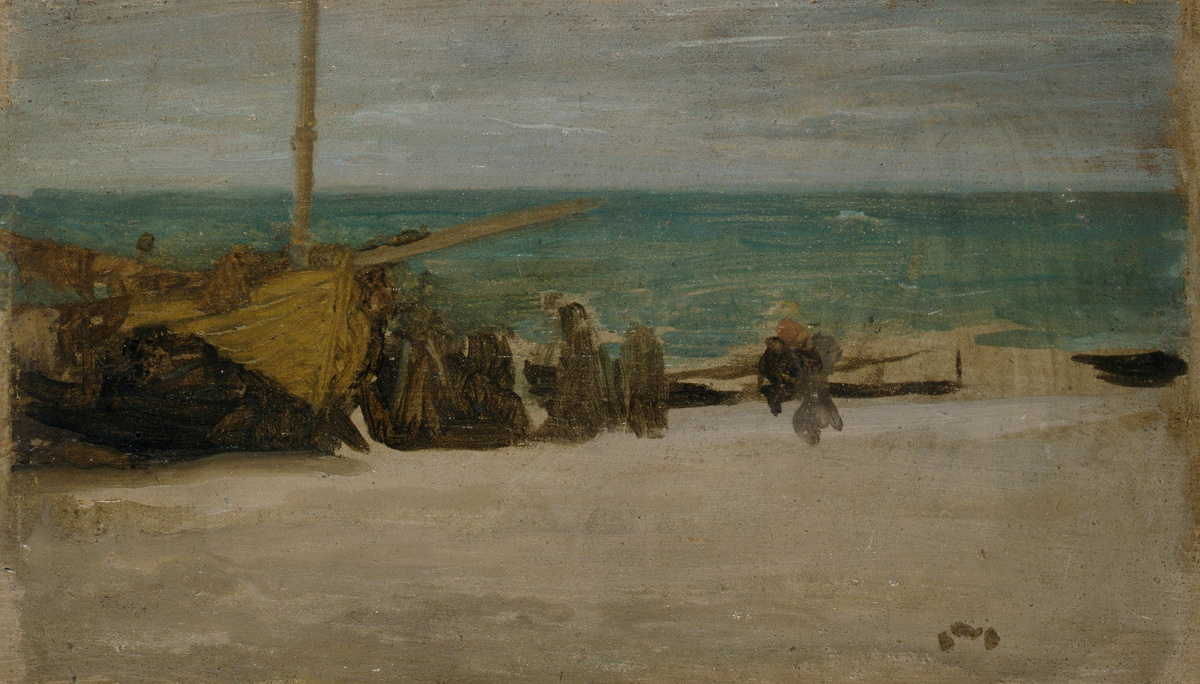 Берег моря: Серое и черное. Джеймс Эббот Мак-Нейл Уистлер. США, конец XIX века.